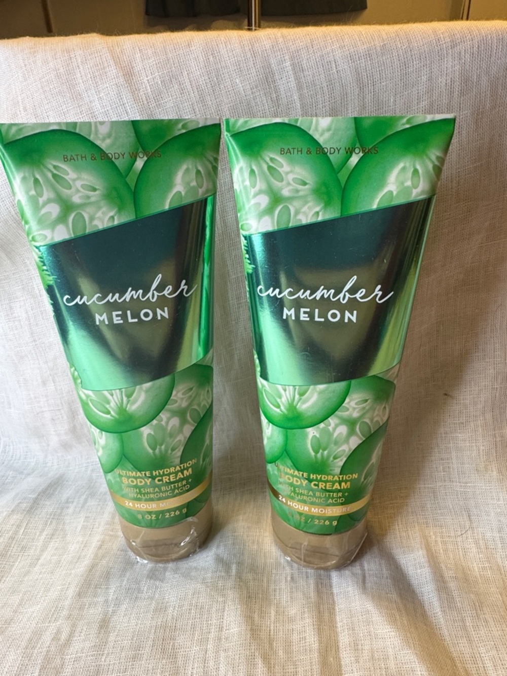 Bath & Body Works Cucumber Melon Body Cream - Green Tubes